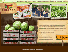 Tablet Screenshot of eubanksproduce.com